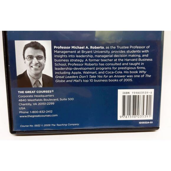 The Great Courses - The Art of Critical Decision Making - Guidebook & DVDs *USED - Picture 5 of 9